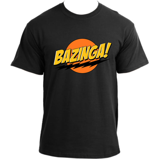 Bazinga Sheldon Cooper The Big Bang Theory Round Bazinga inspired T-Shirt