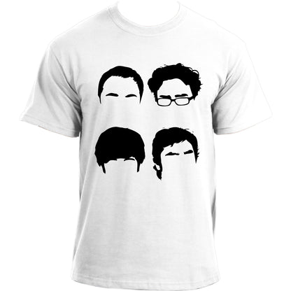 The Big Bang Theory Geek Haircuts Style Inspired T-Shirt