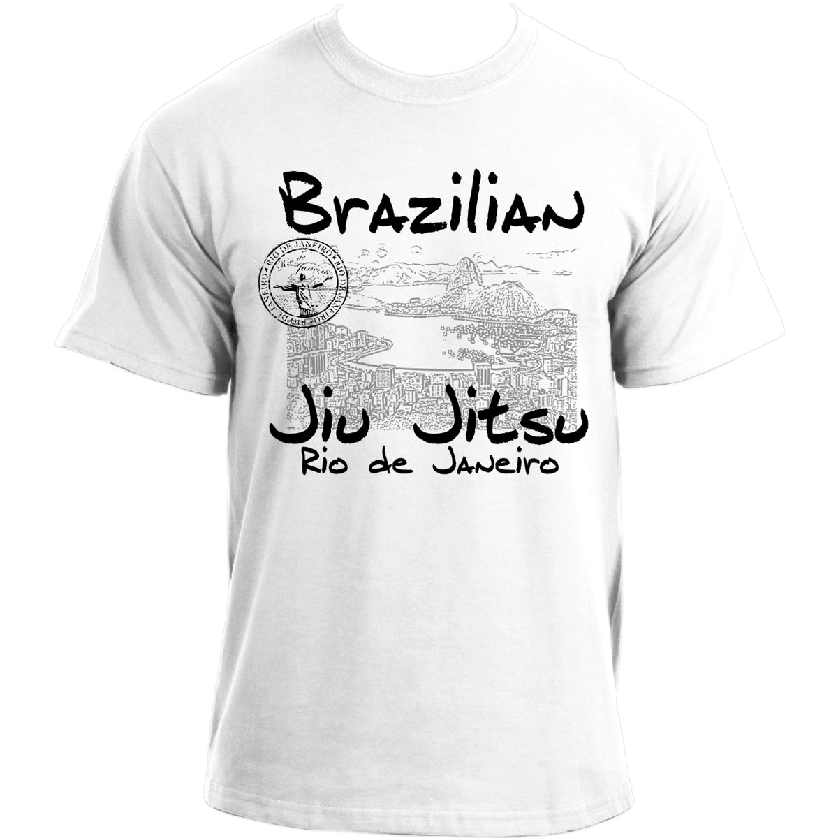 Brazilian Jiu Jitsu Rio de Janeiro Corcovado MMA UFC BJJ T-shirt