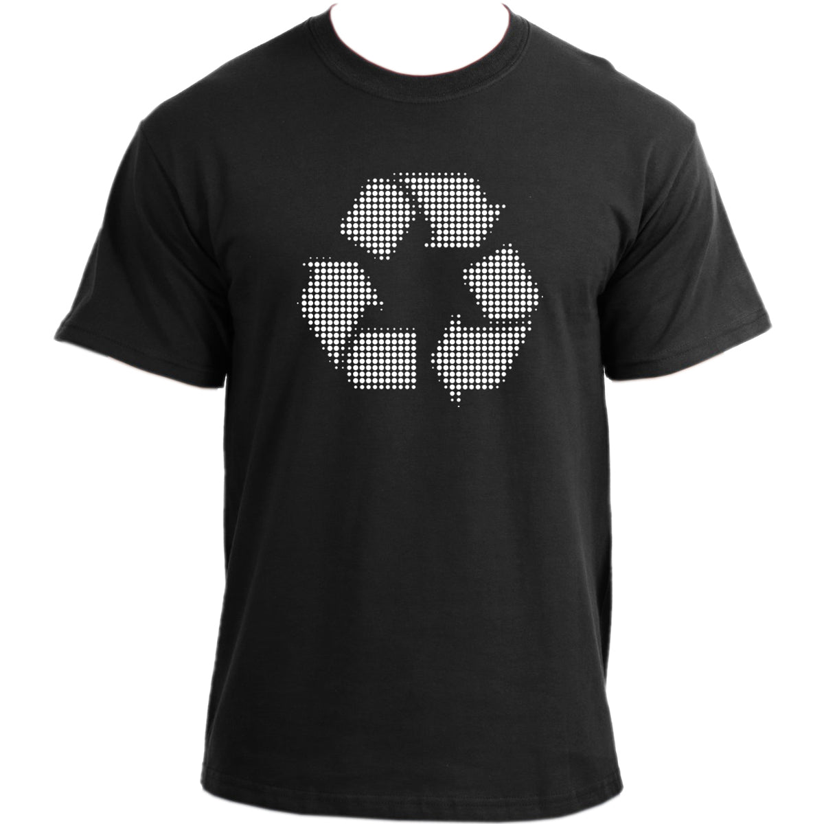 Recycle Circle Logo T Shirt - Novelty Recycling Logo Tee