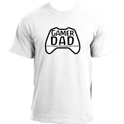 Gamer Dad T-shirt I Like a normal dad except way cooler I Gamer Tee I Funny Videogame Gaming T shirt