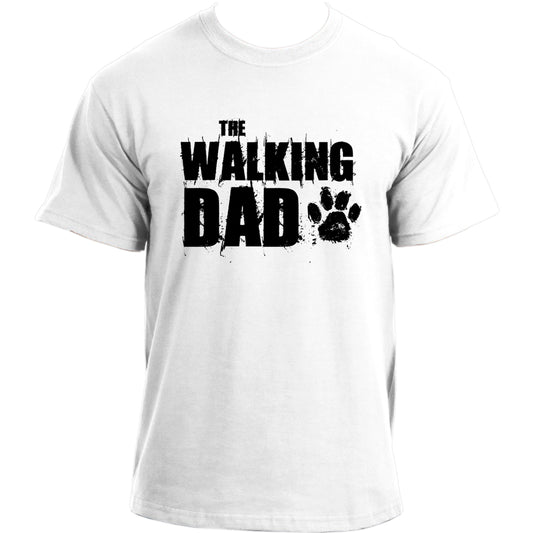 The Walking Dad T-shirt I Dog Owner Tshirt I Dog Dad Funny T-shirts For Men